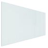 vidaXL Glasplaat openhaard rechthoekig 120x60 cm