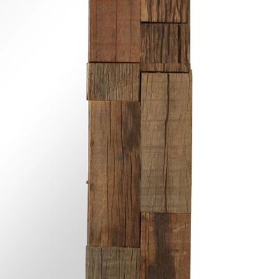 vidaXL Spiegel 50x50 cm massief gerecycled hout