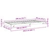 vidaXL Bedframe Wasbruin 90 x 200 cm Massief grenenhout