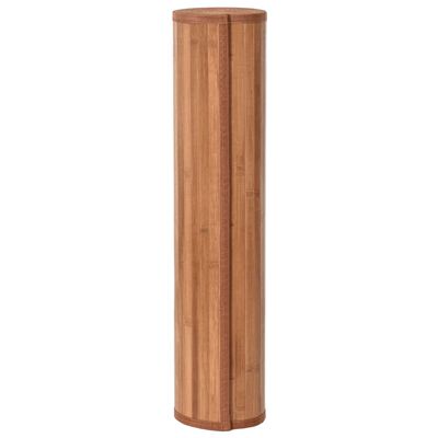 vidaXL Vloerkleed rechthoekig 100x1000 cm bamboe naturel