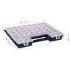 vidaXL Assortimentsdozen 5 st met verdelers 385x283x50 mm kunststof