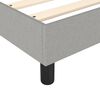vidaXL Boxspring bed stof lichtgrijs 180x200 cm