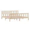 vidaXL Bedframe massief hout 200x200 cm