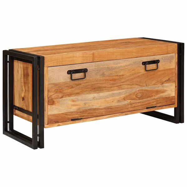 vidaXL Schoenenkast Bruin 90 x 38 x 45 cm Massief Acaciahout