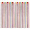 vidaXL Koordgordijnen 2 st Veelkleurig 100x250 cm