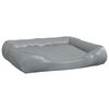 vidaXL Hondenmand 120x100x27 cm kunstleer lichtgrijs