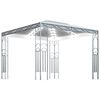vidaXL Prieel met LED-lichtslinger 300x300 cm cr&egrave;mekleurig