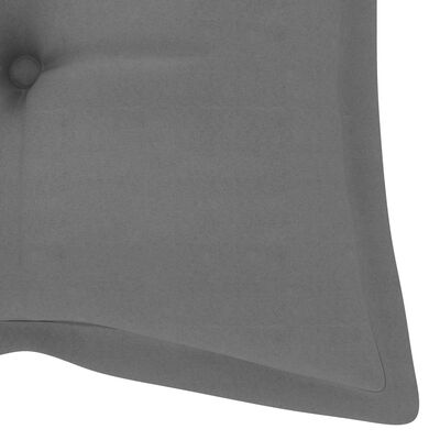 vidaXL Kussen voor schommelstoel 120 cm stof grijs