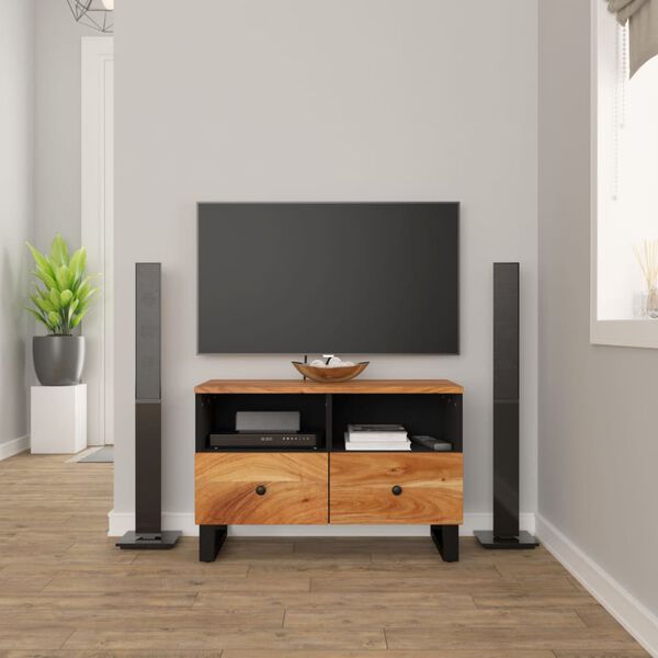 vidaXL Tv-meubel 70x33x46 cm massief acaciahout