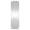 vidaXL Wandspiegel met LED's rechthoekig 30x100 cm glas