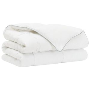 vidaXL Dekbed en Hoofdkussen Set 135 x 200 cm Winter 350 gsm Wit