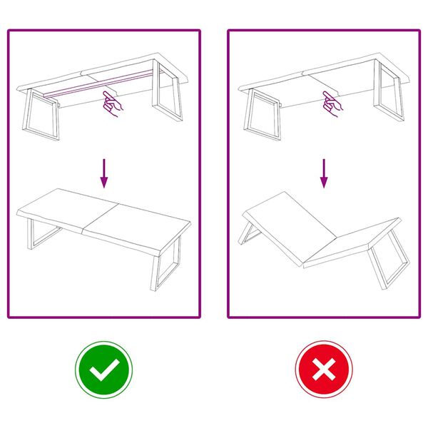 vidaXL Tafelblad 140x50x(2-4)cm behandeld massief eikenhout lichtbruin