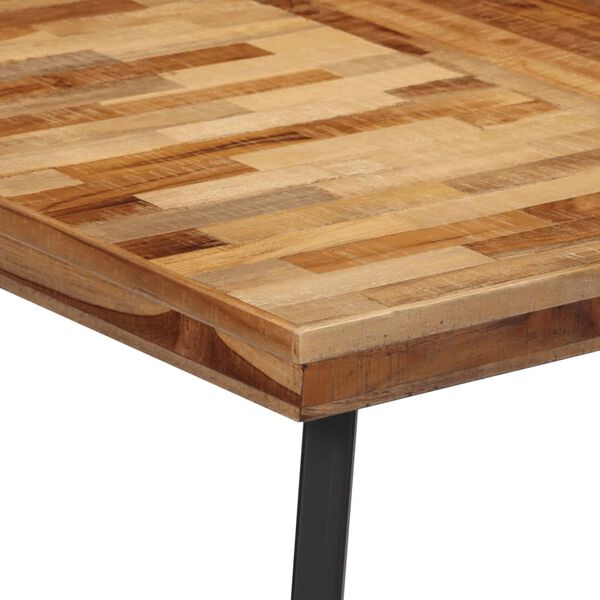 vidaXL Eettafel 148x97x76 cm massief teakhout