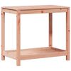vidaXL Oppottafel met schap 82,5x50x75 cm massief douglashout