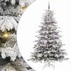 vidaXL Kunstmatige Inklapbare Kerstboom Wit 210 cm PE en PVC