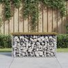 vidaXL Tuinbank schanskorfontwerp 83x31,5x42 cm ge&iuml;mpregneerd hout