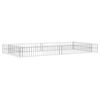 vidaXL Gabion plantenbak verhoogd 200x100x20 cm gegalvaniseerd staal