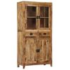 vidaXL Hoge kast 90x40x180 cm massief mangohout