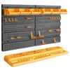 vidaXL Gereedschapswand 26 gereedschapshouders 646x385 mm polypropeen