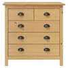 vidaXL Dressoir Hill 79x40x80 cm massief grenenhout