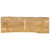 vidaXL Tafelblad met natuurlijke rand 110x40x2,5 cm massief mangohout