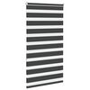 vidaXL Zebra rolgordijn 70x150 cm stofbreedte 65,9 cm zwart