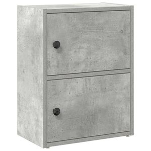vidaXL Boekenkast 40x24x52 cm bewerkt hout betongrijs