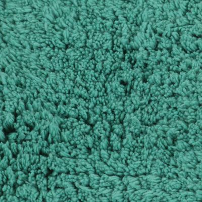 vidaXL Badmattenset stof turquoise 2-delig
