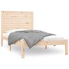 vidaXL Bedframe massief hout 100x200 cm