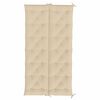 vidaXL Tuinbankkussen 200x(50+50)x7 cm oxford stof beige