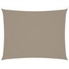 vidaXL Zonnescherm rechthoekig 6x8 m oxford stof taupe