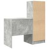 vidaXL Bureau met lade 2 pcs Beton Grijs