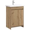 vidaXL Badkamermeubelset Artisanaal eiken 61 x 40 x 84,5 cm