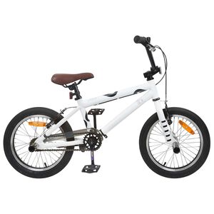 vidaXL BMX Fiets 16 Inch voor 5-8 jaar oud Wit