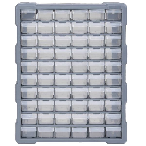 vidaXL Organiser met 60 lades 38x16x47,5 cm