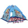 vidaXL Kinderspeeltent met 250 ballen 120x120x90 cm blauw