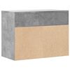 vidaXL Schoenenbank 60x30x45 cm bewerkt hout betongrijs