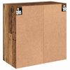 vidaXL Wandkast Wandgemonteerd Oud hout 60 x 31 x 60 cm Bewerkt hout
