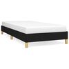 vidaXL Bedframe zonder matras 80x200 cm stof zwart