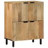 vidaXL Dressoir 60x33x75 cm massief mangohout bruin