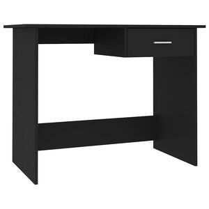 vidaXL Bureau 100x50x76 cm bewerkt hout wit