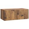 vidaXL Wandbeugel TV-kast Oud hout 78,5 x 41 x 30 cm Bewerkt hout