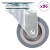 vidaXL 96 st Zwenkwielen 50 mm