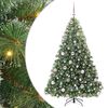 vidaXL Kunstkerstboom met 300 LED met standaard Groen 180 cm PE en PVC