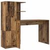 vidaXL Bureau Oudhout 133.5 x 50 x 124 cm 2 st