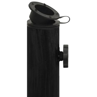 vidaXL Parasolvoet 45x45x30 cm gietijzer zwart