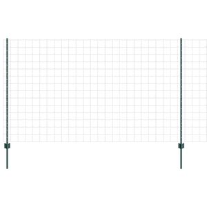 vidaXL Gelaste draadhek 10 x 1,4 m (B x H) PVC-Coated Staal Groen Mesh