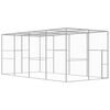 vidaXL Kattenkooi 6x3x2,5 m gegalvaniseerd staal