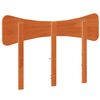 vidaXL Hoofdbord 120 cm massief grenenhout wasbruin