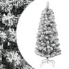 vidaXL Kunstkerstboom met scharnieren en sneeuw 120 cm